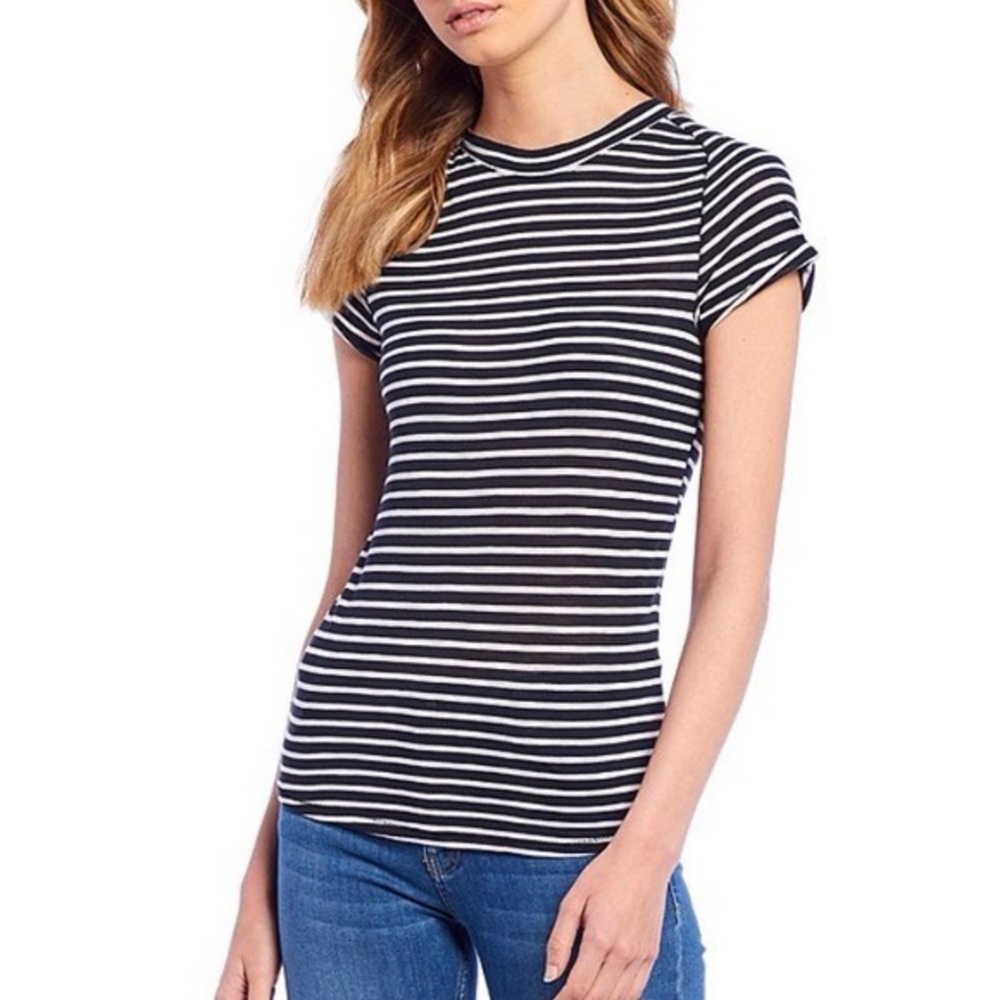 Free People We the Free long striped baby tee XS